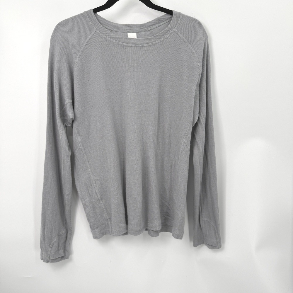 PAKA Thermal Crew Women M Grey Alpaca Merino Blend Gorpcore Eco Neutral Layering